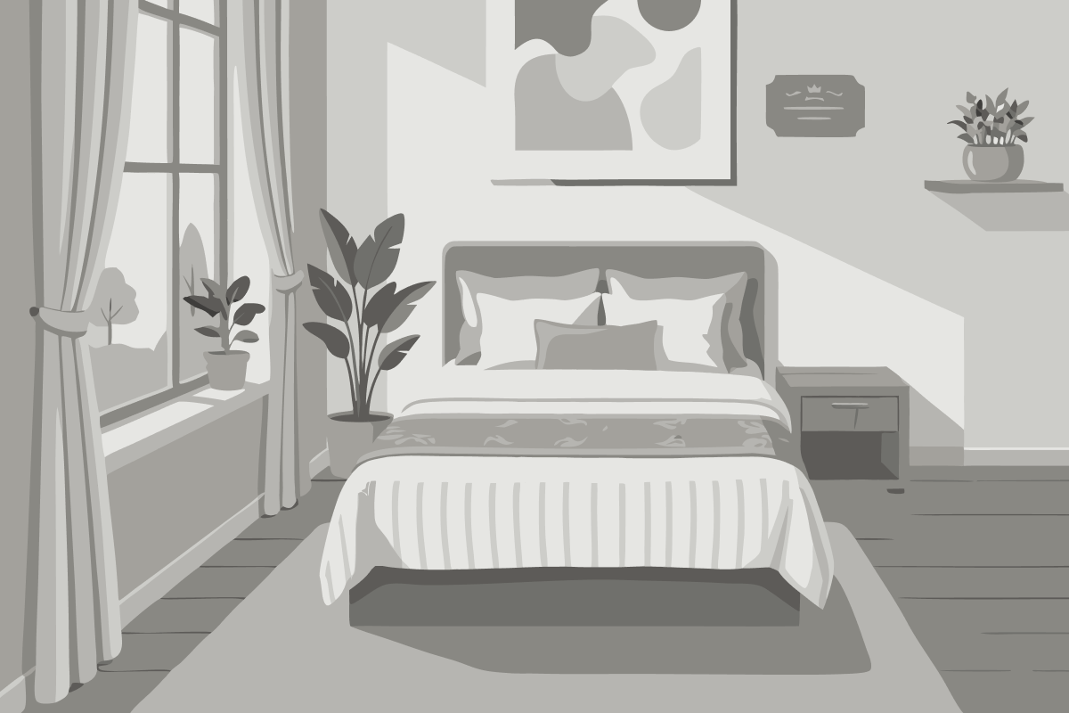 Deluxe One-Bedroom Apartment with Garden View
